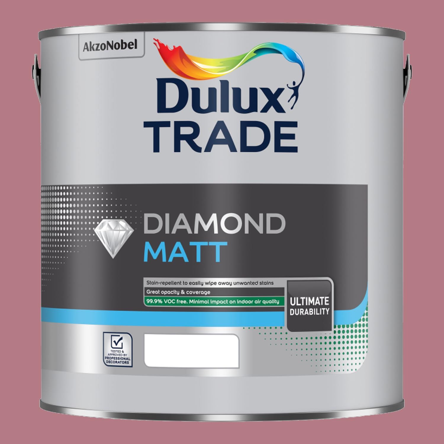 DULUX TRADE DIAMOND MATT RASPBERRY DIVA 2.5L
