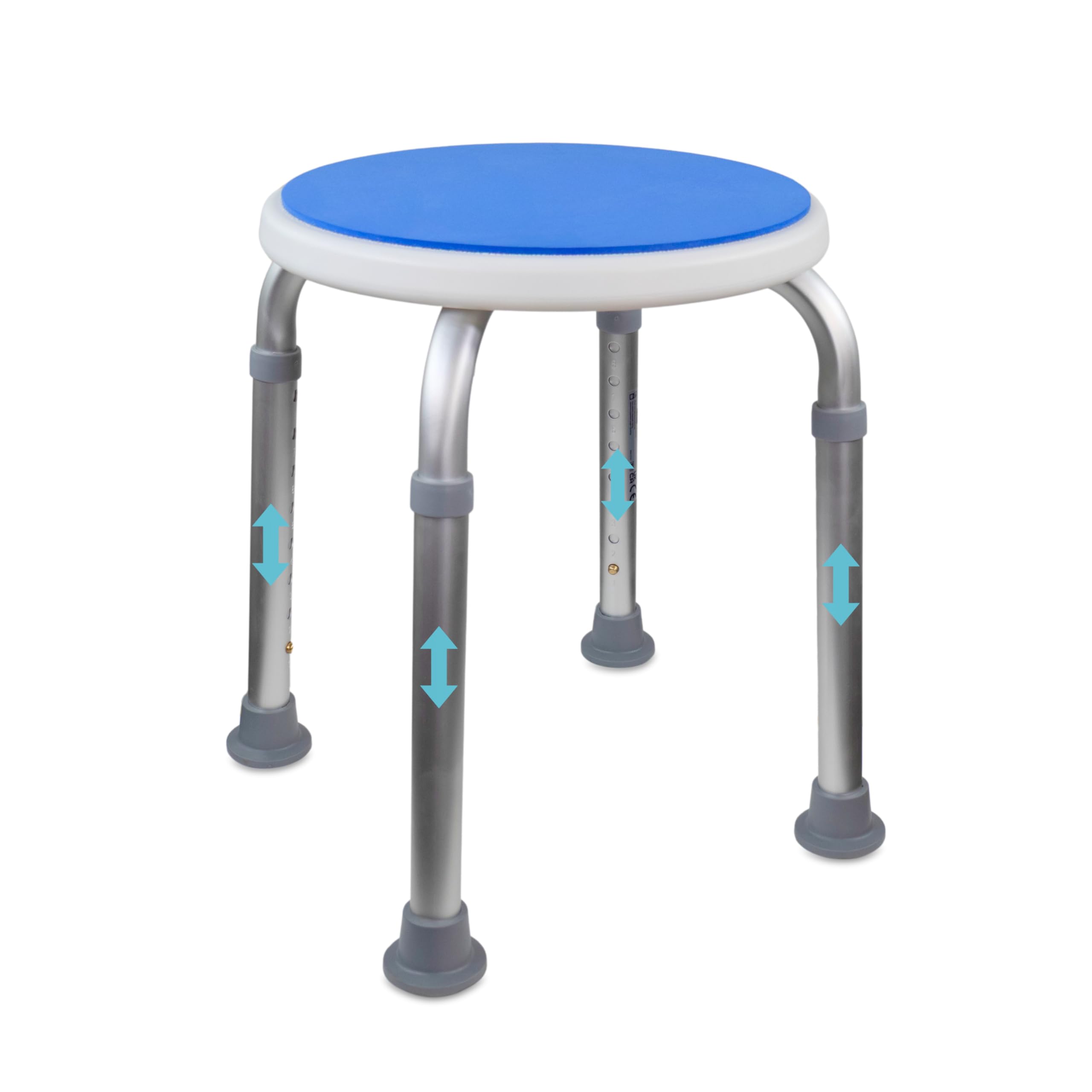 Tabouret salle de bain antidérapant Mobiclinic avec assise EVA confortable