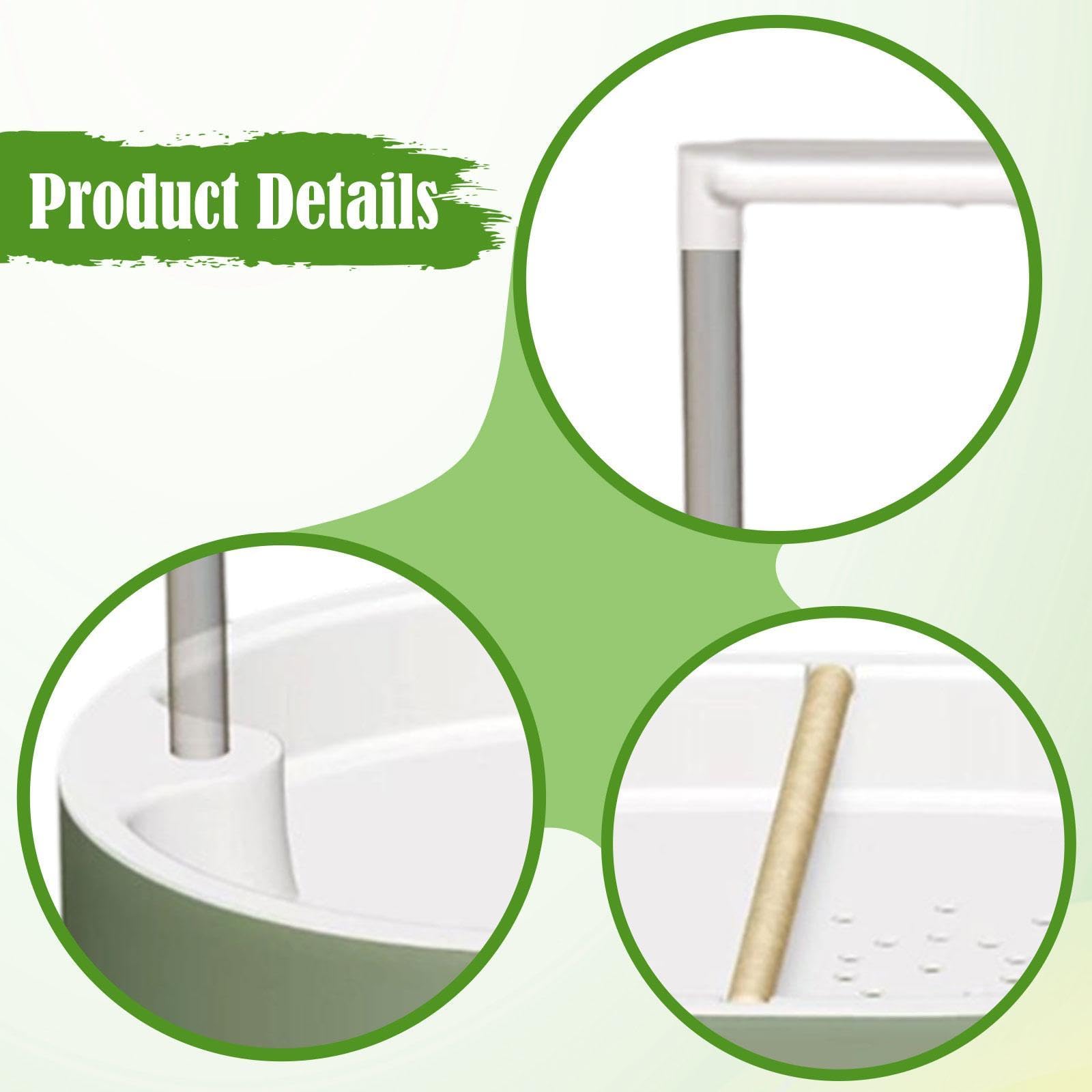 LOVIVER Vasca da Bagno Automatica per Uccelli Vasca da Bagno Automatica per Uccelli Accessori per Doccia Conure Multifunzione Parrocchetto con Pompa da per, Style B