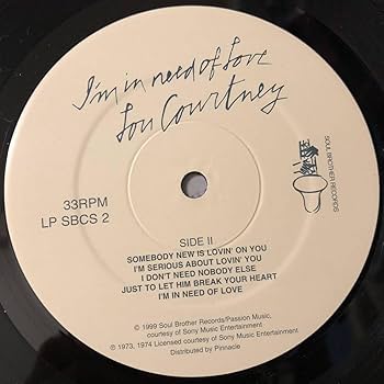 Amazon.co.jp: Lou Courtney I'm In Need Of Love レコード LP