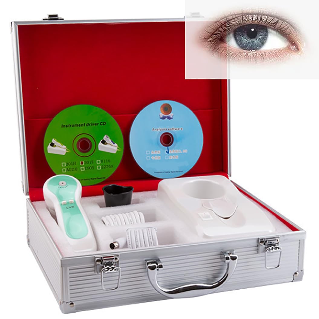 Analizzatore Dell'iride Iridologia,Fotocamera per iridologia con analizzatore dell'iride USB,analizzatore dell'iride,5mp,per Centro Benessere, Salone di Bellezza, Spa A