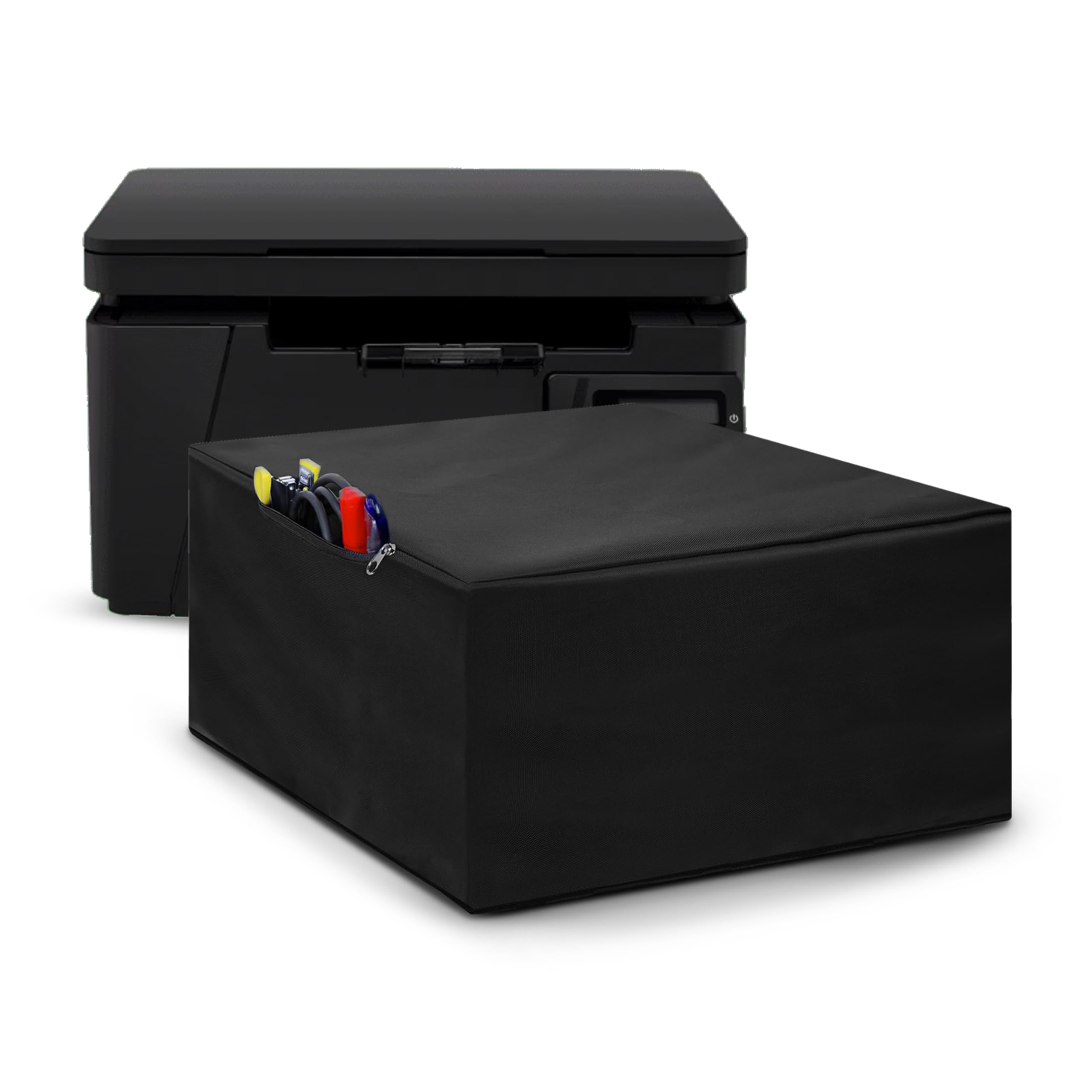 Alifiya Dust Proof Washable Printer Cover for HP Laserjet Pro MFP M126nw - Black-picture-22