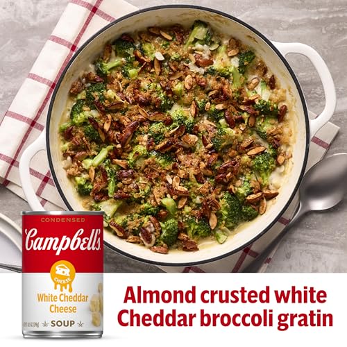 Image of Campbell's Condensed White Cheddar Cheese Soup, 10.5 oz Can (Pack of 2)