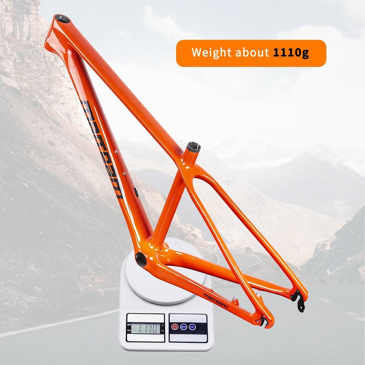 27.5er 29er Mountain Bike Frames 15''/17''/19'' Carbon Fiber Bike Frame Disc Brake Bicycle Frame Quick Release 135mm Thru-Axle 12x142mm
