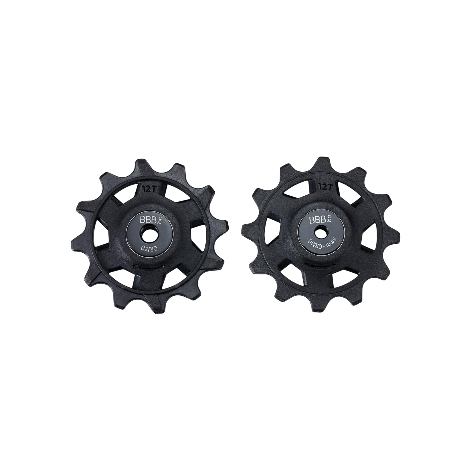 Black Bbb Bdp-10X Rollerboys Sram Xplr Jockey Wheels 12T - / 12 Speed