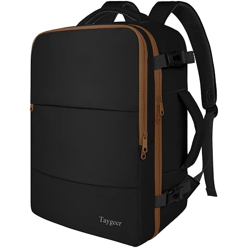 Taygeer Backpack for Women Black Khaki