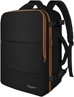 Vista 26 de Taygeer Mochila de Equipaje de Mano, Mochila de Viaje para Mujeres con Puerto de Carga USB y Bolsa para Zapatos, Mochila para Laptop de 15.6