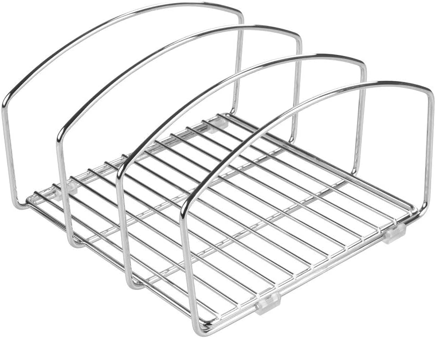 InterDesign48710es Stainless Steel Classico Cockware Organizer, Silver