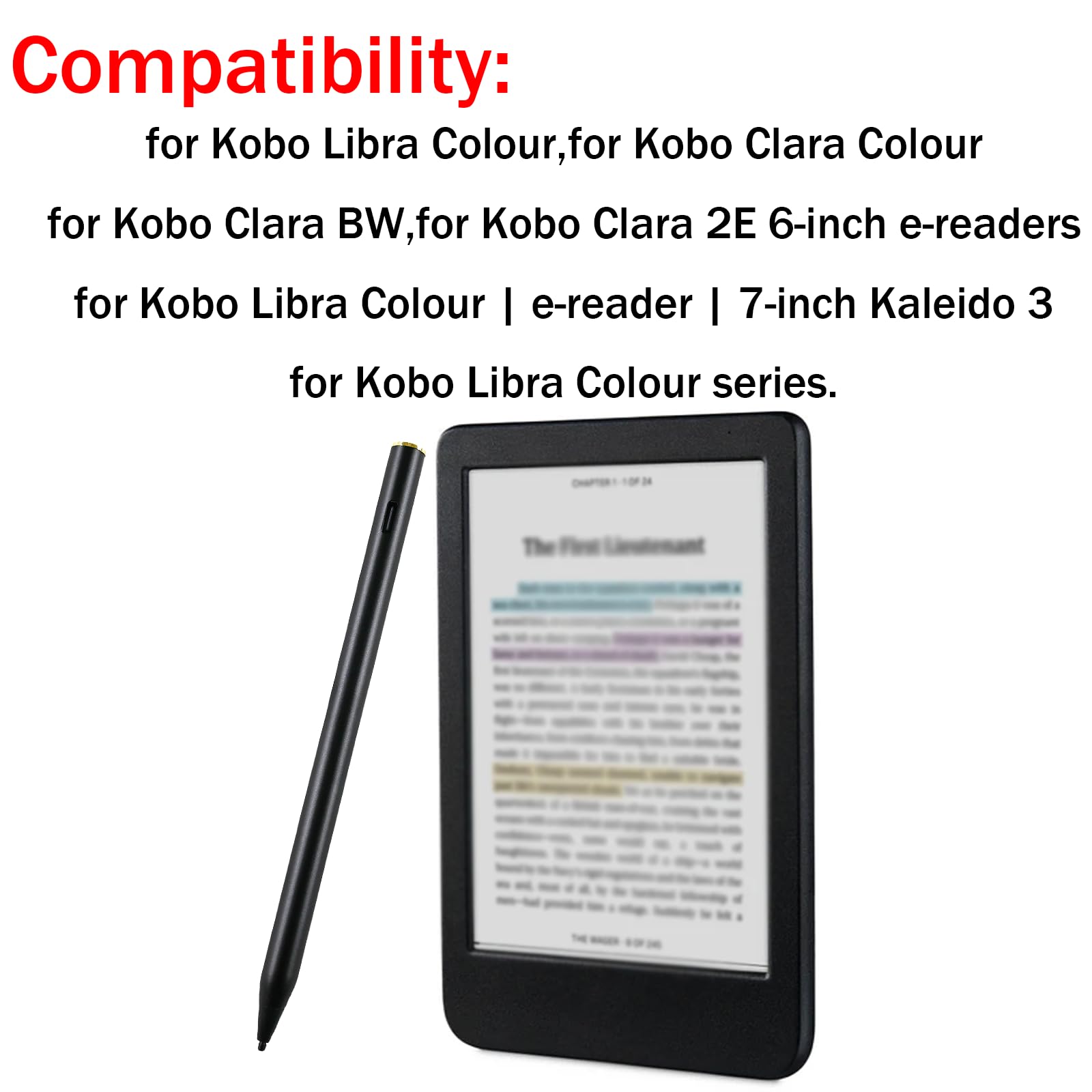 Amazon.com: Stylus 2 for Kobo Libra Colour Stylus, Libra Colour Amazon.com: Stylus 2 for Kobo Libra Colour Stylus, Libra Colour