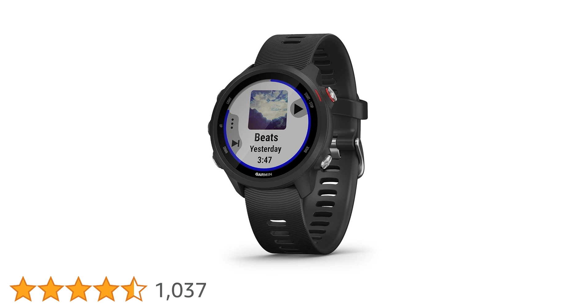 Amazon | GARMIN(ガーミン) ForeAthlete 245 Music Black Red