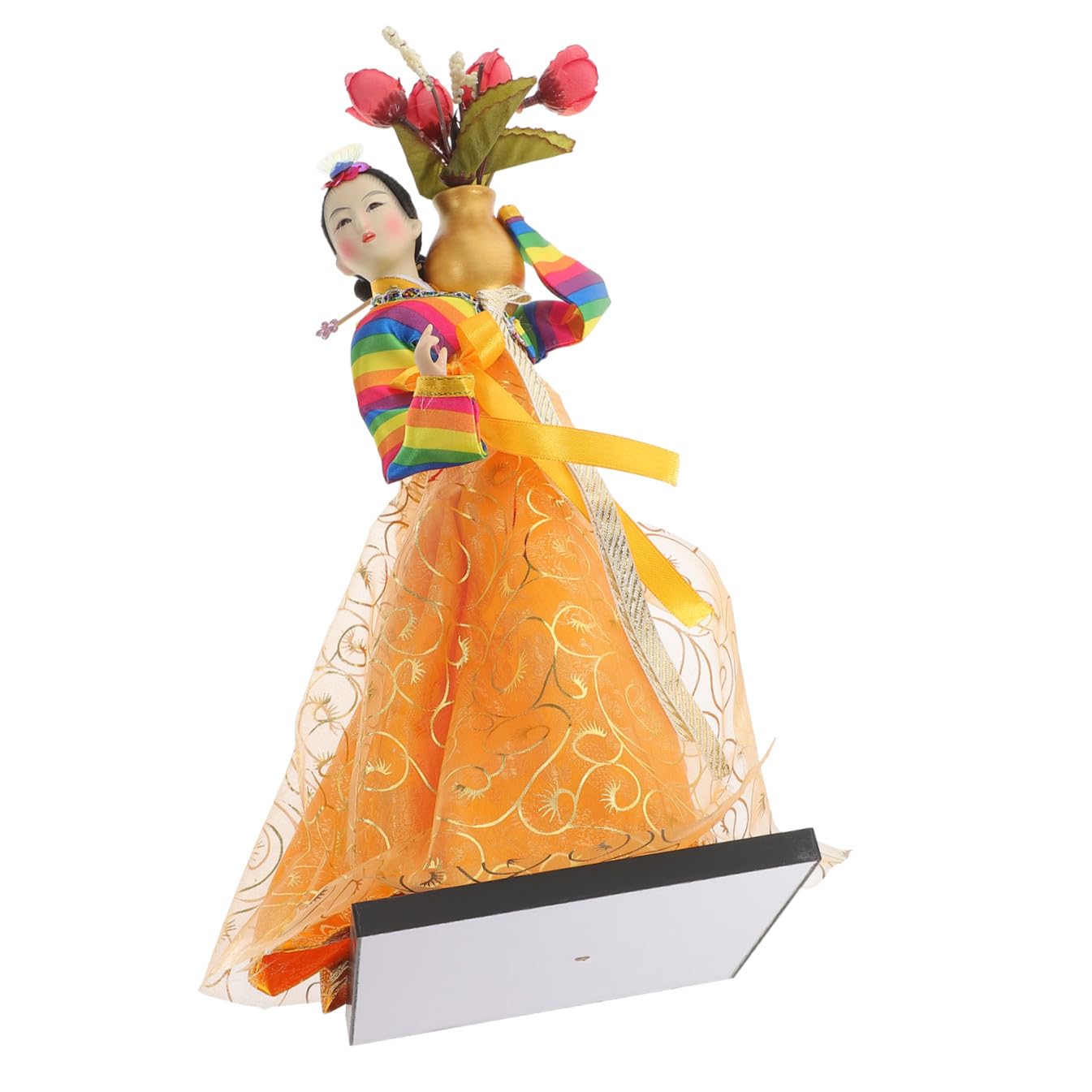 Amazon.co.jp: Mipcase 韓国のハンボック人形伝統的な手作りのハン