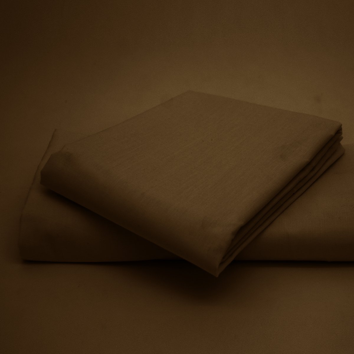 Artistic Fashionista EASYCARE Non-Iron Plain Dyed POLYCOTTON HOUSEWIFE PILLOWCASES PAIR (Chocolate)
