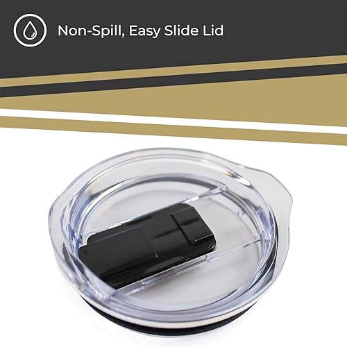 Miniatura 264 de Campus Colors Vaso de acero inoxidable de la NCAA perfecto para el día del partido, 18 onzas, doble pared, mantiene las bebidas perfectamente Azul