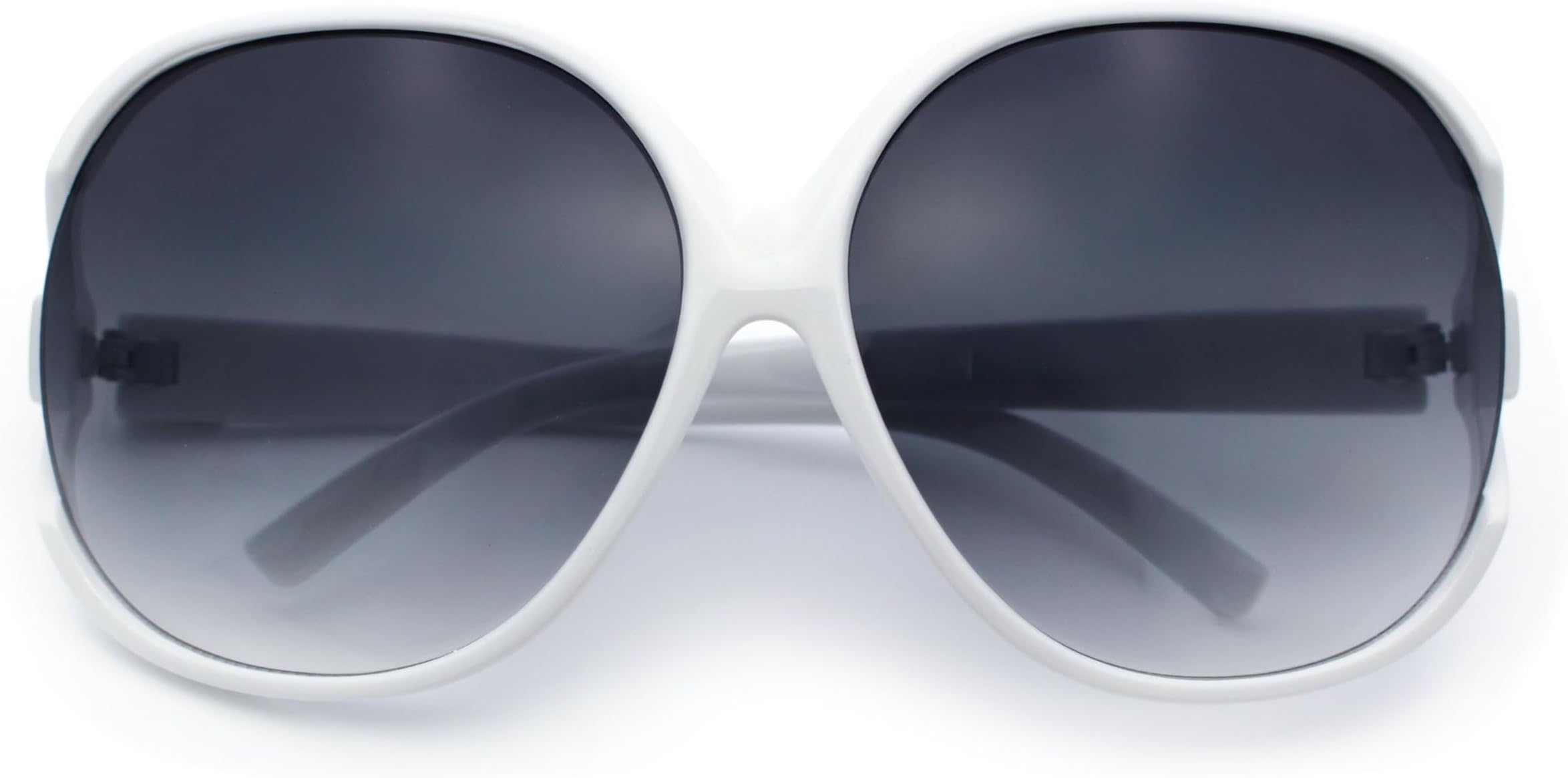 SA106 Womens Extra Oversized Round Exposed Lens Butterfly Sunglasses