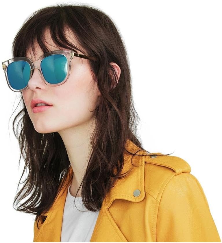 Gentle Monster ABSENTE Sunglasses for Woman and Man (Unisex) (C1(6M) Gold, 54) - Image 3