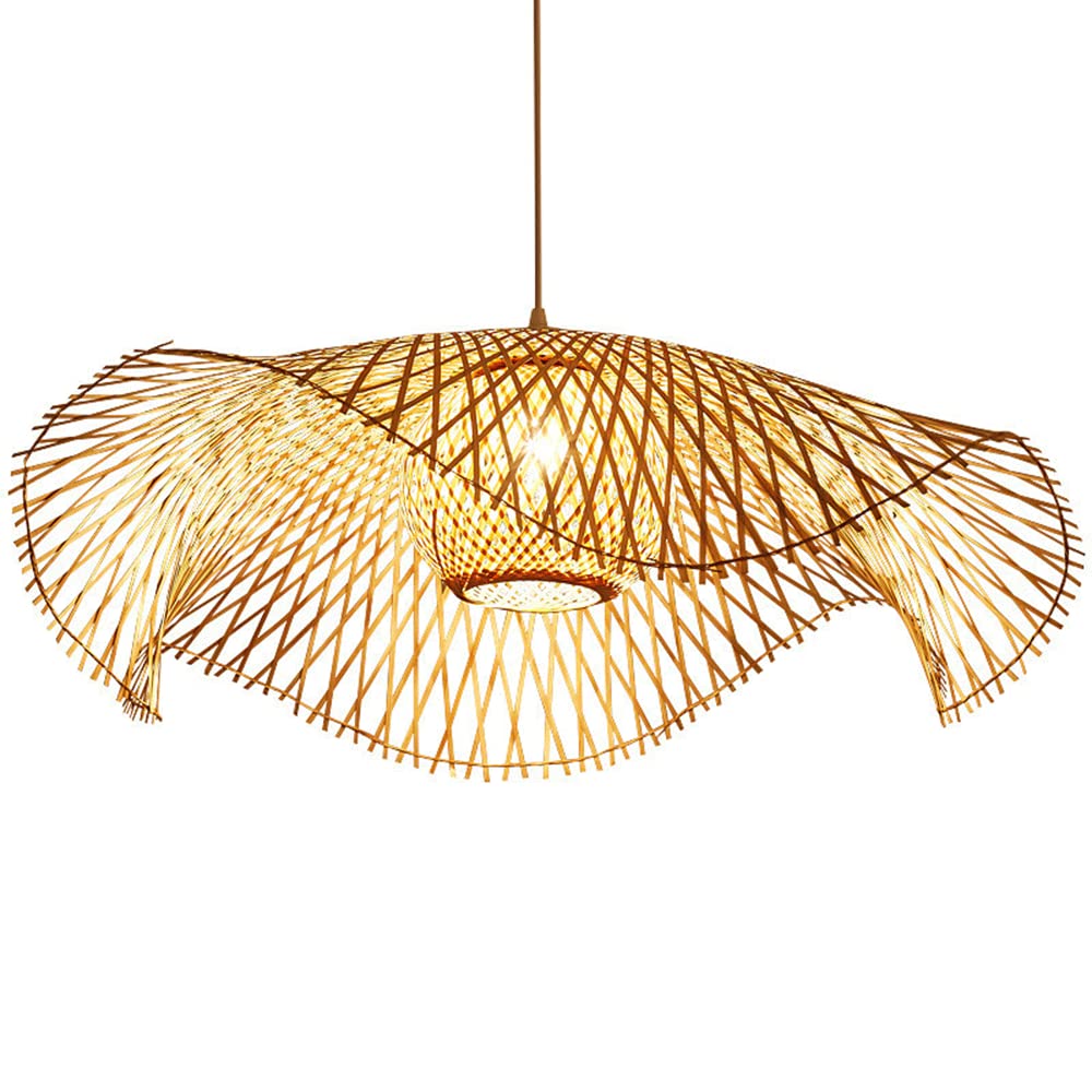 Suspension E26 rotin bambou luminaire suspendu cuisine salon