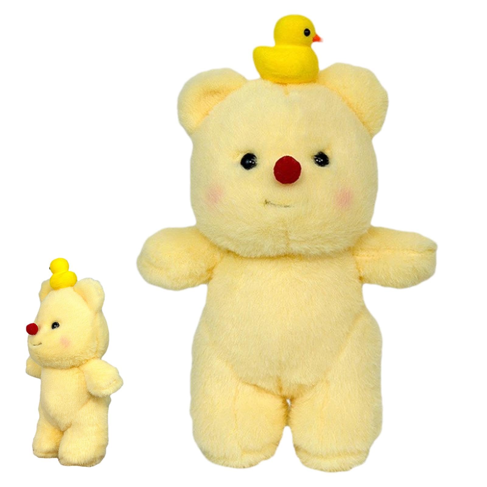 茶色クマぬいぐるみ・黄色の服 Amazon.co.jp: Kezvmhy 黄色いクマのぬいぐるみ,黄色いクマの