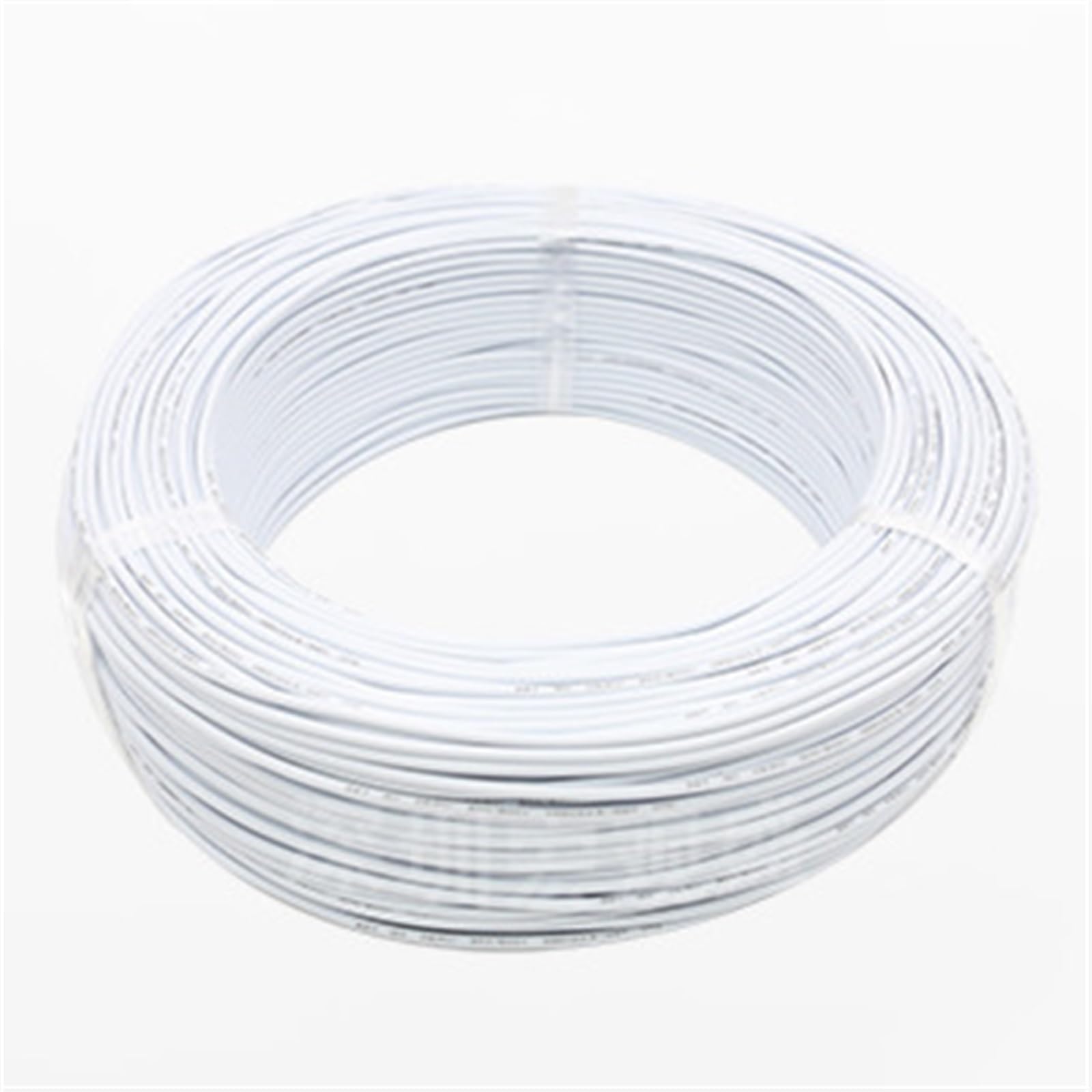 Outdoor Extension 5 Meters Speaker Power Led Electric Electrical Wire 220V Fine Wire Square 0.3mm 0.5mm 0.75mm 1mm 1.5mm Insulated Bare Copper Cable Solar sheathed(Color:White,Size:Square 0.75mm)