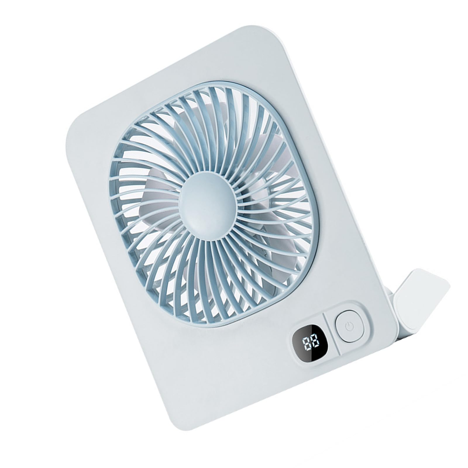 FGJsfhrDTU Portable Fan, Powerful USB Air Cooling Low Noise for Bedroom Dorm Camping Kitchen Mobile(Blue)
