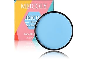 MEICOLY Blue Face & Body Paint: Washable Water-based Paint for Creative Expression