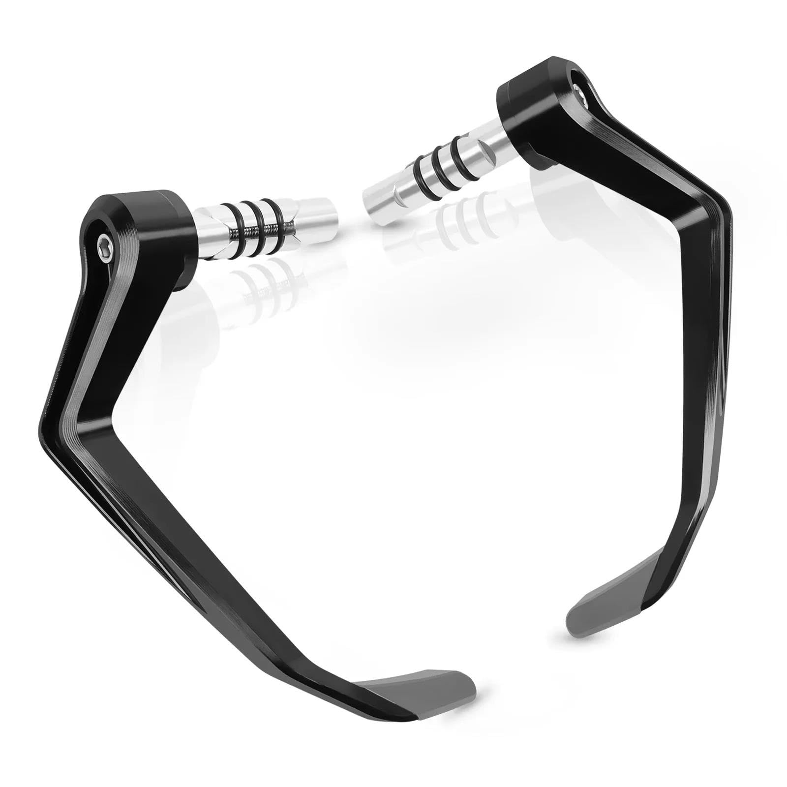 Hdhcscagh Titanium Motorcycle Handguard Shield Universal 7/8" 22Mm Handlebar Brake Clutch Levers Protector Guard Motorcycle Handguards Hand Handlebar Protection Covers(Titanium)