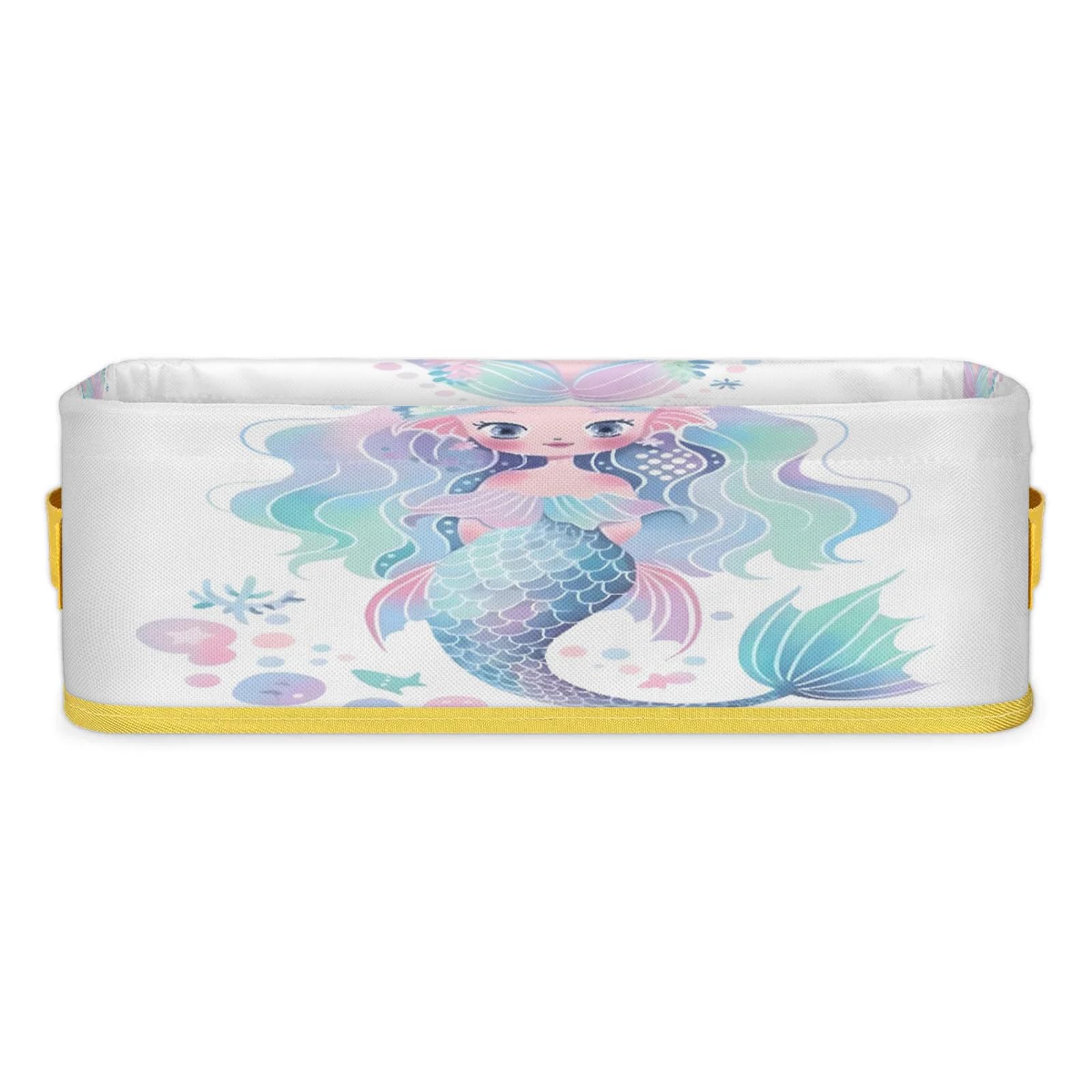 Bathroom Storage Basket Waterproof Foldable Storage Bins with Handles Decorative Toilet Paper Storage Basket for Organizing for House Bathroom Toiletries Set of 2