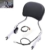 TCMT Detachable Sissy Bar Backrest Upright Red Brake Light Fit For Harley Touring 2009-2013