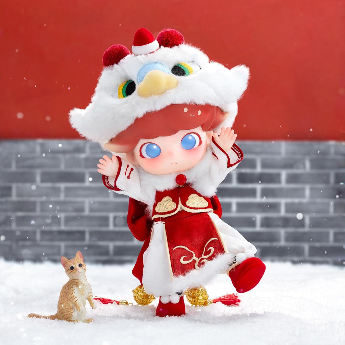 POP MART DIMOO Auspicious Lion 1/8 Action Figure, Action Figures
