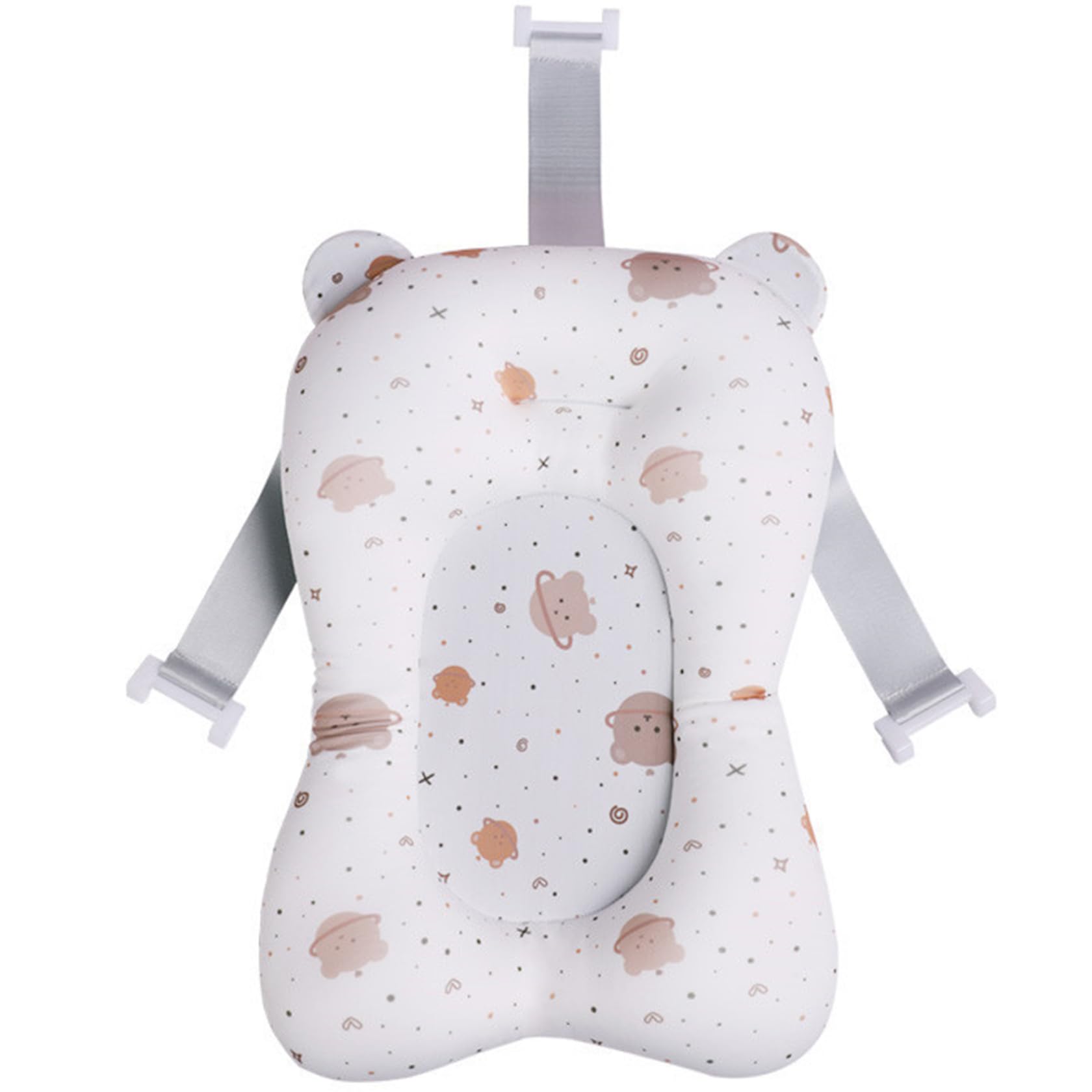 Supporto per bagnetto per bambini Morbido e confortevole Cuscino per vasca da bagno per bambini Antiscivolo Regolabile Vasca da bagno per neonati Cuscino facile da pulire per neonati Forniture per i