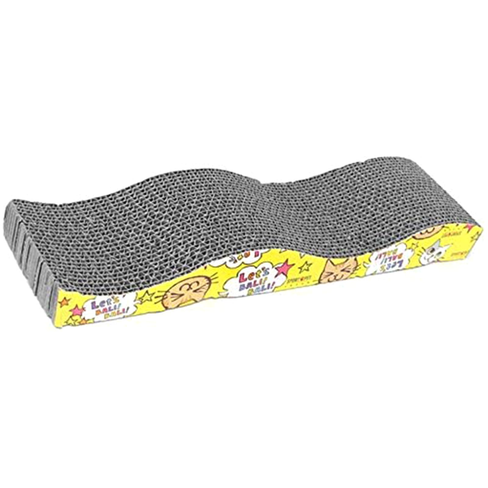 Cature Scratcher Toy for Cats Meow Board with a Curved Wave Design Satisfy Your kittys Natural Scratching Instinct Made of Environmental Friendly Material (Pattern 5) (B0CCVWWLGZ) Amazon Price History, Amazon Price Tracker