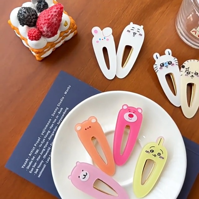 Amazon.co.jp: PUBANGJM 11 個セット ちいかわ ヘアクリップ