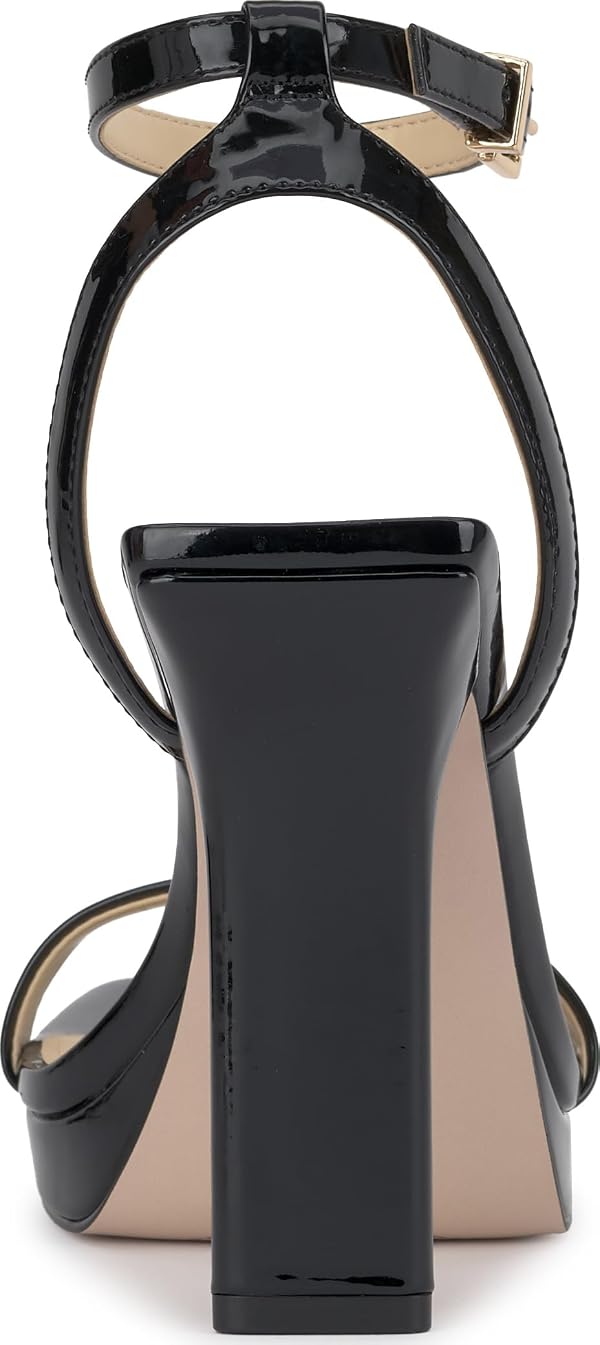 Jessica Simpson Women's Adonia Heeled Sandal, Black, 7 by Jessica Simpson - Used condition - Image 2
