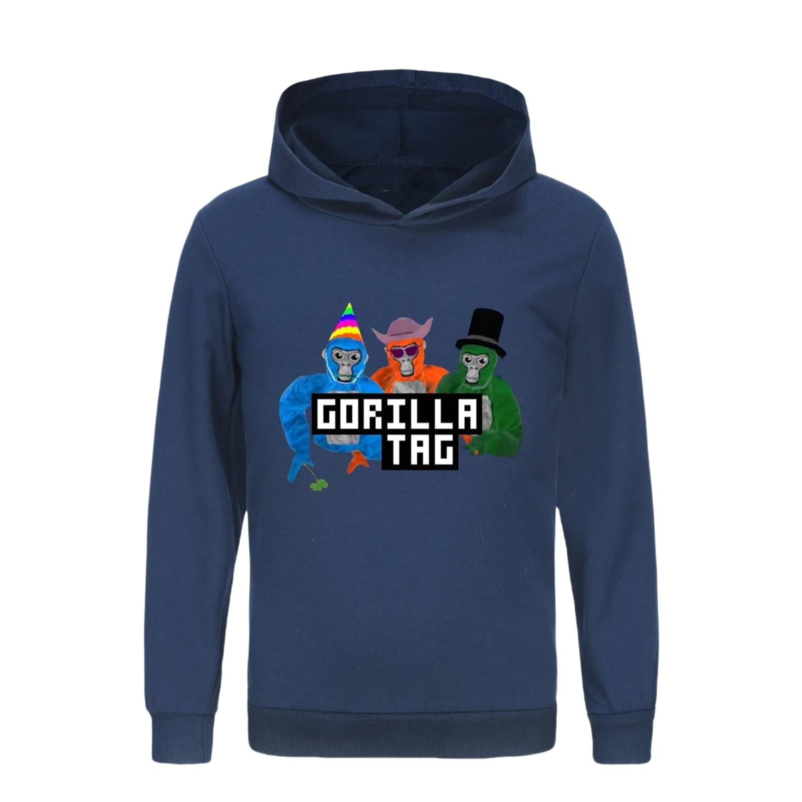 Game Gorilla Tag Kids Hooded Cartoon Printed Hoodie Long Sleeve Girls Pullover Casual Jacket Baby Boys Sweatshirt