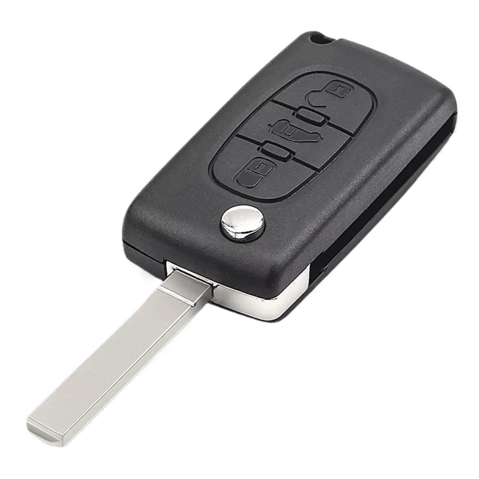 Compatibile Con Fiat Per Scudo 2007 2008 2009 2010 2011 2012 2013 2014 2015 2016 3 Pulsanti Custodia Chiave A Distanza Auto Borsette Accessori(HU83 Ce0536)
