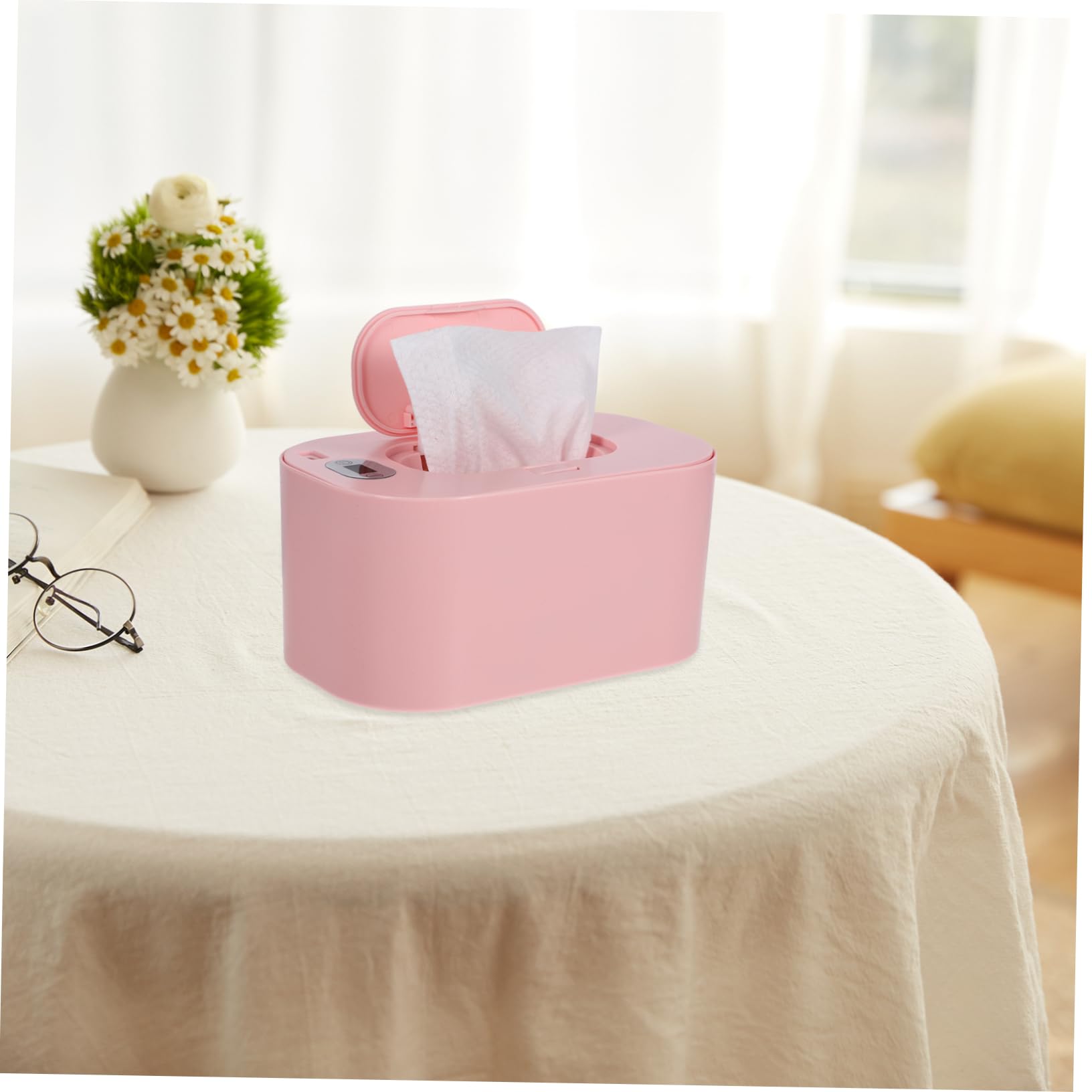 ABOOFAN Calentador de Toallitas Húmedas para Calentar Pañitos Húmedos para Bebés Temperatura Constante y Fácil de Usar, Caja de Abs Hogar
