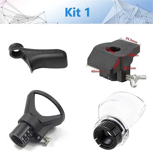 Miniatura 2 de SEALFO Kit de 4 accesorios de herramientas rotativas, amoladora, lijadora, grabador, perfecto para lijar, grabado, pulido