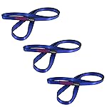 NewDoar 16mm Climbing Sling UIAA CE Certified,23KN EN566 Certified,Climbing Utility Cord Rock Climbing,Creating Anchors System,Rappelling Gear,Perfect for Tree Work(Blue 12 3pcs)