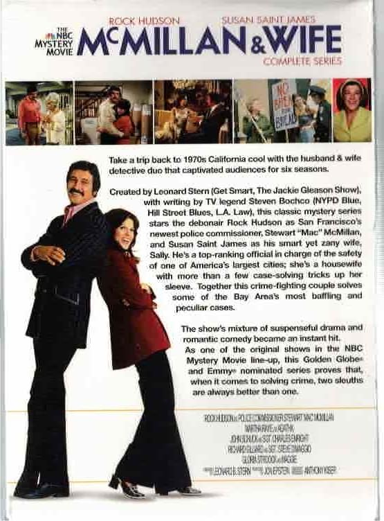 McMillan & Wife: Complete Series {DVD}; Seasons 1,2,3,4,5 & 6; 21-Disc Edition image 4