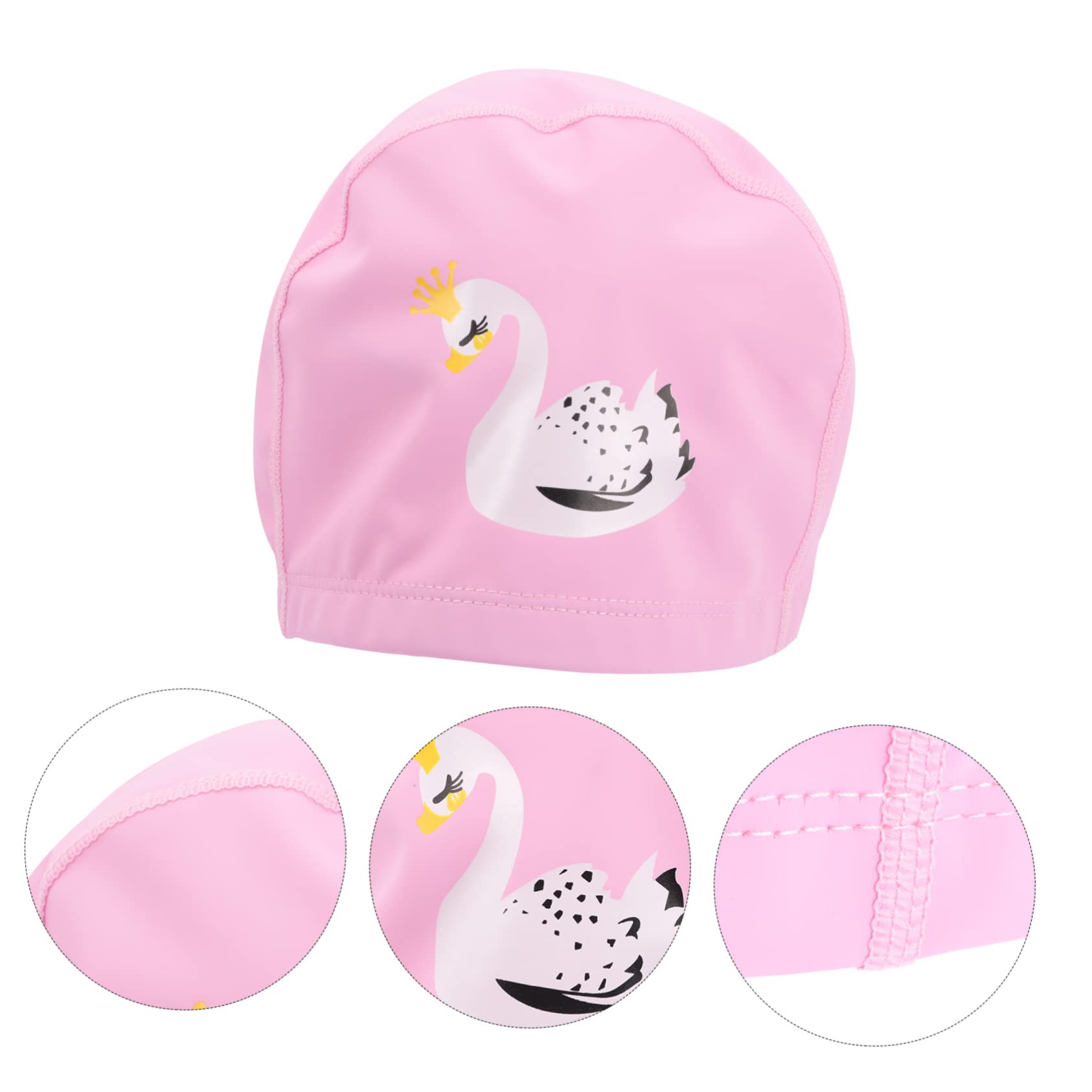 VANZACK Bonnet de Bain Enfant Bonnets de Bain Couvre-tête de Bain élastique Casquette de Bain Bebe Casquette Bain Shower Cap Couvre-Chef de Bain Bonnet de Bain Anti-Bruit PVC