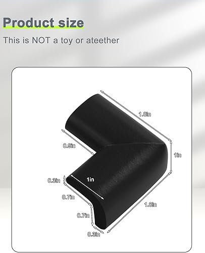 Miniatura 7 de Protector de esquina de espuma para bordes y esquinas, con parachoques de seguridad de espuma de 19 pies de longitud, protectores de esquina de mesa