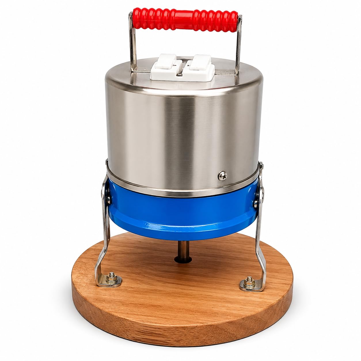 DRUMSTONE ( 2026 Brings 5 Years Warranty ) Copper Motor Grain Mill Machine Heavy Duty Flour Grinder for Home & Small Business Use, Pure Wood Base, Powerful 8 No. Madhana-image-35