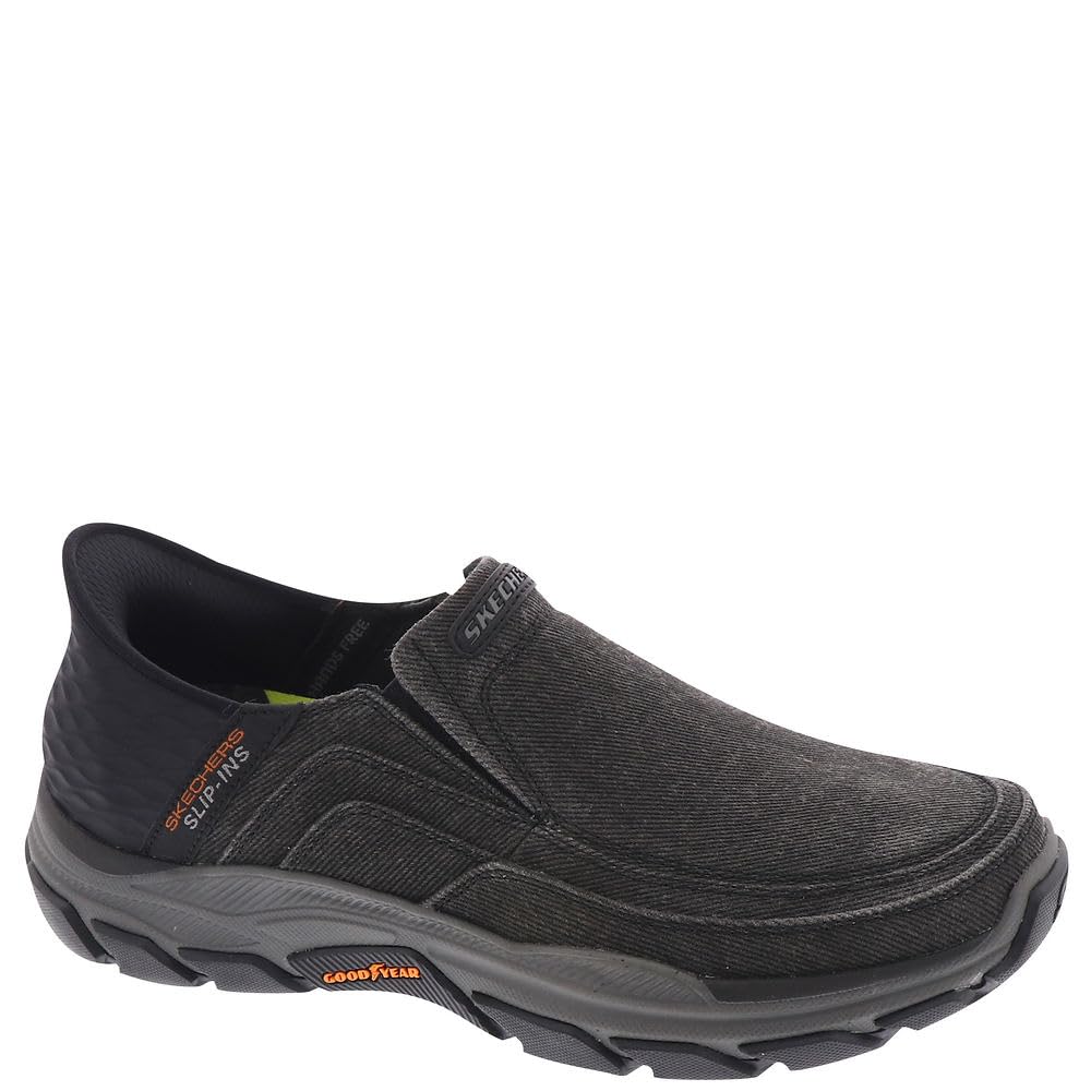 Skechers Men's Slip-Ins Rf: Respected - Elgin - Ske39019 / 324 695 - Black Textile Size 7