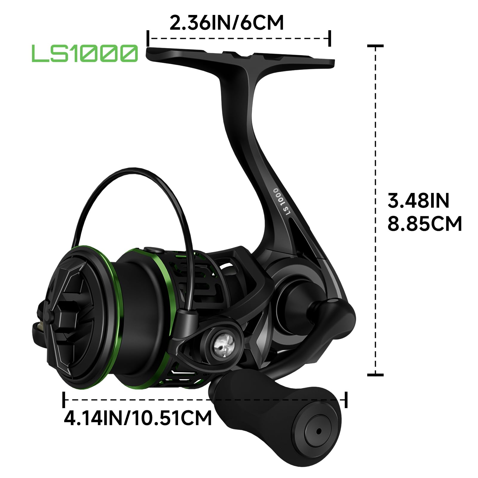 Amazon.co.jp: TEBEN LS 軽量スピニングリール 500-1000シリーズ 3.7
