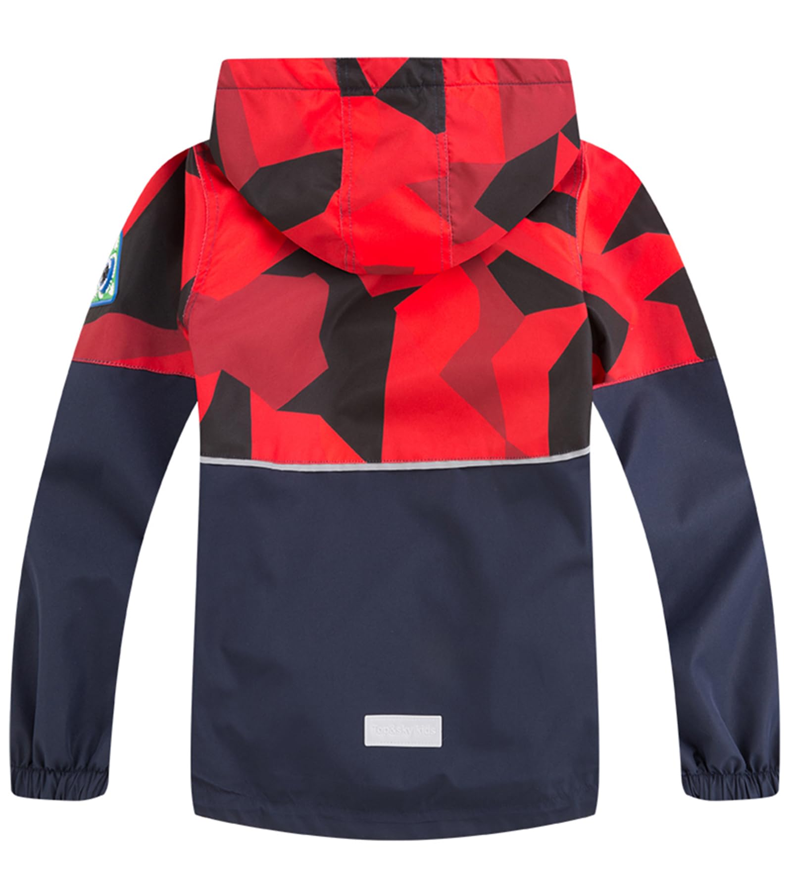 Chaqueta Impermeable Camuflaje Cortaviento con Forro para Niño