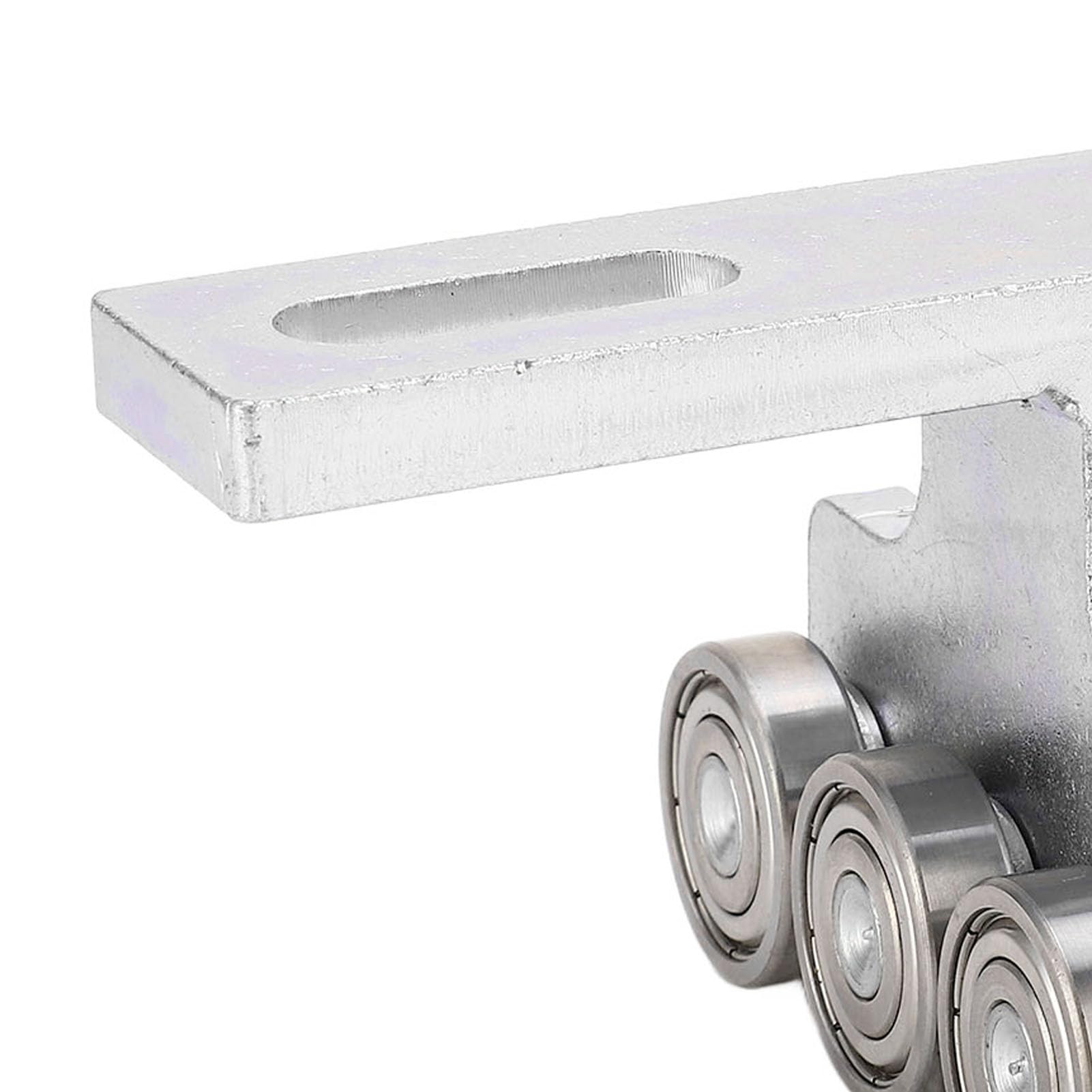 Carrello per paranco a 6 ruote da 2 pezzi, gruppo carrello con cuscinetti a basso rumore per PA200‑PA1000, rullo per carrello per paranco elettrico per canale da 1‑5/8