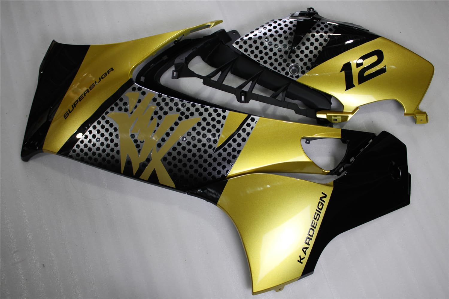 MC Gold Black Complete Fairing Fit for 2021 2022 2023 Hayabusa Gen3 GSXR 1300 GSX-R Injection Mold ABS Plastics New Bodywork 21 22 23 M08