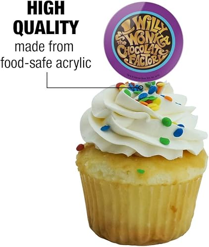 Miniatura 3 de Willy Wonka and the Chocolate Factory - Juego de 6 palillos para cupcakes