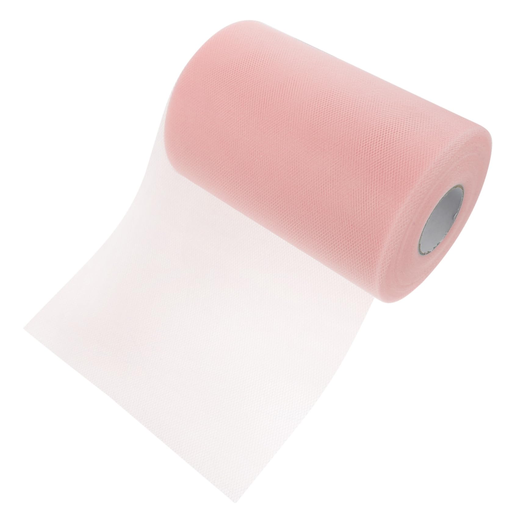 HOODANCOS 1 Roll Mesh Roll Americana Home Decor Home Tulle DIY Tulle Ribbon Wedding Mesh Ribbon Women Tulle Fabric Wedding Tulle Easter Poly Mesh Ribbon USA Decor Pink Polyester