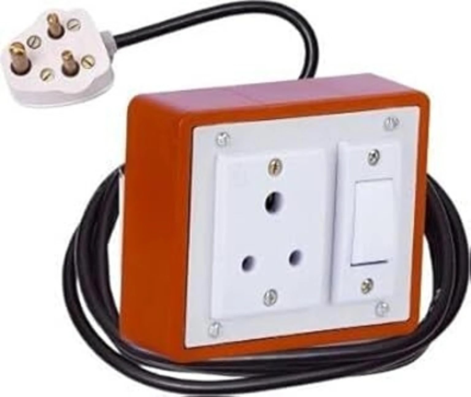 1 Socket Extension Board | Anchor 1 Switch & 1 Socket | 1.5mm Copper Cable | Heavy Duty (10 Meter Cable)-image-45