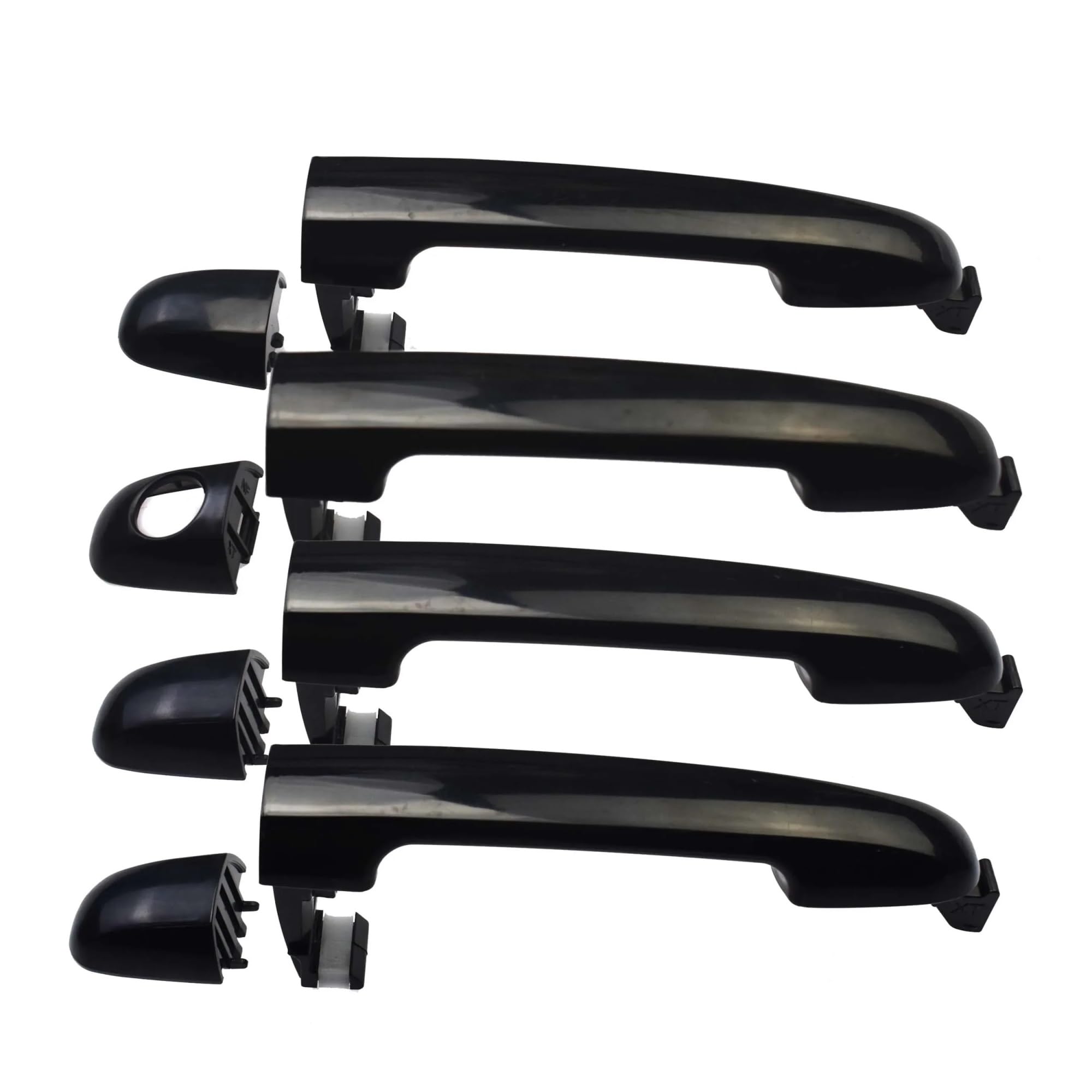 Maioily Black Car Door Handle Exterior Car Door Handle For Hyundai Sonata(,4Pcs)